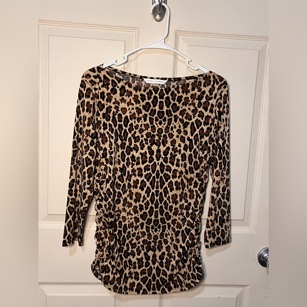 Peter Nygard leopard print M